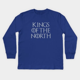 Kings of the North - Detroit Lions football Kids Long Sleeve T-Shirt